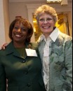 RWJF Nurse Faculty Scholars Versie Johnson-Mallard and Sandra Kuntz at the 2011 Leadership Training in Chicago, IL